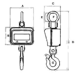CRANE SCALE WITH REMOTE