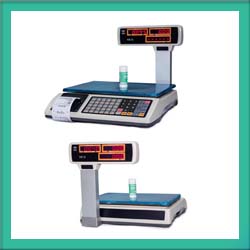 Cash register printing scale