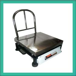 Foldable chicken weight machine